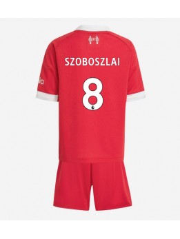 Liverpool Dominik Szoboszlai #8 Replika Hemmakläder Barn 2025-26 Kortärmad (+ byxor)